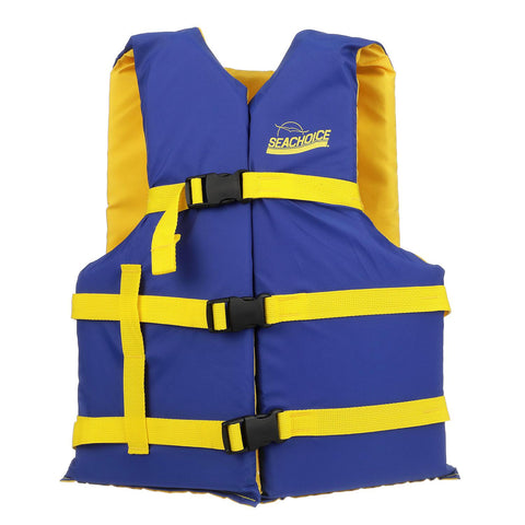 Seachoice BLUE/YELLOW UNIV VEST 30-52"