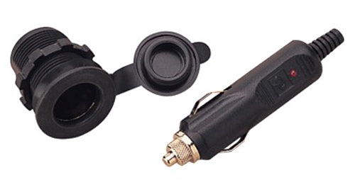 Power Socket & Cap 12V - Delux